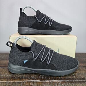 NEW Vessi Cityscape Classic Womens Size 10 Lace Up Waterproof Shoe Storm Black